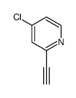 4-Chloro-2-ethynyl-pyridine Structure