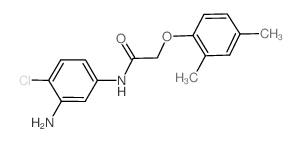 N-(3-Amino-4-chlorophenyl)-2-(2,4-dimethylphenoxy) acetamide Structure