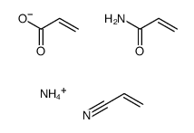 azanium,prop-2-enamide,prop-2-enenitrile,prop-2-enoate Structure