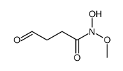 N-hydroxy-N-methoxy-4-oxobutanamide Structure