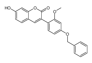 3-(4-(benzyloxy)-2-methoxyphenyl)-7-hydroxy-2H-chromen-2-one Structure