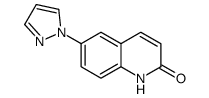 6-pyrazol-1-yl-1H-quinolin-2-one Structure