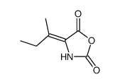 (Z)-N-carboxy-α-dehydroisoleucine anhydride结构式