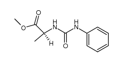 phenylcarbamoyl-L-alanine methyl ester Structure