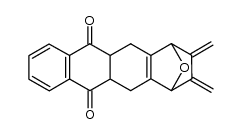 1,2,3,4,5,5a,11a,12-octahydro-2,3-bis(methylene)-1,4-epoxynaphthacene-6,11-dione Structure