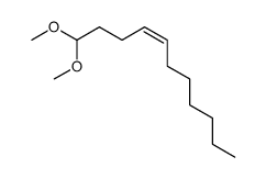 1,1-dimethoxy-(4Z)-undecene Structure