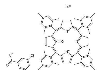 Fe(III) porphyrin N-oxide结构式