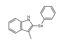 2-phenylseleno-3-methyl-1H-indole结构式