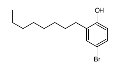 4-bromo-2-octylphenol结构式