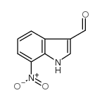 7-硝基吲哚-3-甲醛结构式