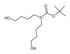 tert-butyl bis(4-hydroxybutyl)carbamate structure