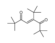 4-tert-butyl-2,2,7,7-tetramethyloct-4-ene-3,6-dione Structure