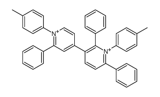 1-(4-methylphenyl)-3-[1-(4-methylphenyl)-2-phenylpyridin-1-ium-4-yl]-2,6-diphenylpyridin-1-ium结构式