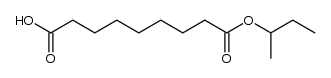Nonanedioic acid, Mono(1-Methylpropyl) ester结构式