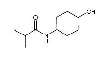 N-(4-hydroxycyclohexyl)isobutyramide结构式