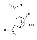 (1R,2R,3S,4S,5R,6S)-2,3-dihydroxy-7-oxabicyclo[2.2.1]heptane-5,6-dicarboxylic acid结构式