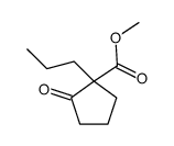methyl 2-oxo-1-propylcyclopentane-1-carboxylate结构式