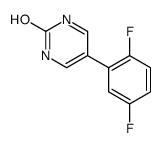 5-(2,5-difluorophenyl)pyrimidin-2-ol structure