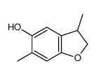 3,6-dimethyl-2,3-dihydro-1-benzofuran-5-ol结构式