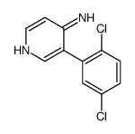 3-(2,5-dichlorophenyl)pyridin-4-amine structure