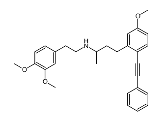 N-<2-(3,4-dimethoxyphenyl)ethyl>-5-methoxy-α-methyl-2-(phenethyl)benzenepropanamine Structure