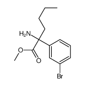 Methyl 2-(3-bromophenyl)norleucinate Structure