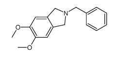 2-benzyl-5,6-dimethoxy-1,3-dihydroisoindole结构式