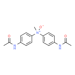 4-ACETAMIDO-N-(4-ACETAMIDOPHENYL)-N-METHYLANILINE OXIDE结构式