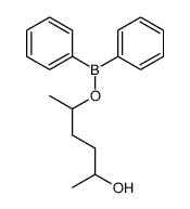 5-diphenylboranyloxyhexan-2-ol结构式