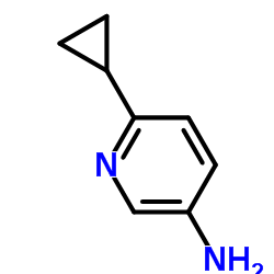 6-环丙基吡啶-3-胺结构式