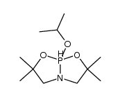 3,3,7,7-tetramethyl-1 isopropyloxy-2,8 dioxa-5 aza-1 phosphaV[3,3,0]bicyclooctane结构式