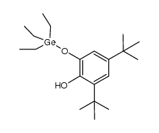 O-triethylgermyl catechol Structure