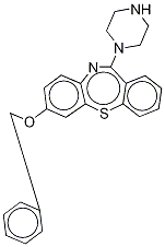 7-Benzyloxy-N-des[[2-(2-hydroxy)ethoxy]ethyl] Quetiapine-d8结构式