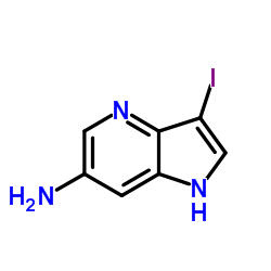 6-Amino-3-iodo-4-azaindole structure