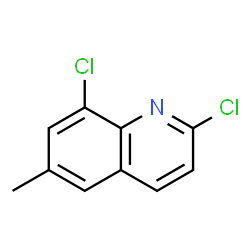 2,8-Dichloro-6-methylquinoline Structure