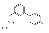 [3-(4-FLUOROPHENYL)PHENYL]METHYLAMINEHCL structure