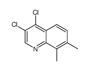 3,4-dichloro-7,8-dimethylquinoline Structure