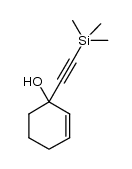 1-trimethylsilanylethynylcyclohex-2-enol Structure
