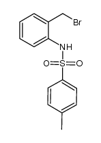 N-(2-(bromomethyl)phenyl)-4-methyl-benzenesulfonamide Structure