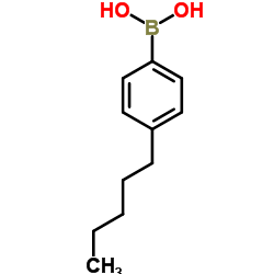 (4-Pentylphenyl)boronic acid Structure