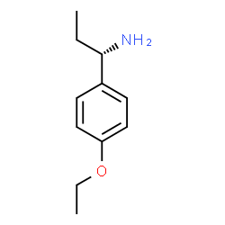 (1S)-1-(4-ETHOXYPHENYL)PROPYLAMINE结构式