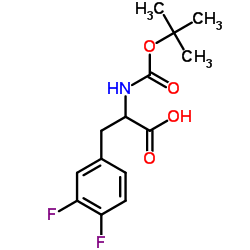 2-[(tert-butoxycarbonyl)amino]-3-(3,4-difluorophenyl)propanoic acid图片