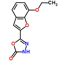 5-(7-Ethoxy-1-benzofuran-2-yl)-1,3,4-oxadiazol-2(3H)-one结构式