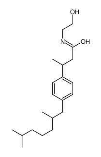 N-(3-(4'-(2'',6''-dimethylheptyl)phenyl)butanoyl)ethanolamine结构式