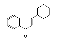 3-cyclohexyl-1-phenylprop-2-en-1-one结构式