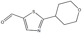 2-(Tetrahydro-2H-pyran-4-yl)thiazole-5-carbaldehyde图片