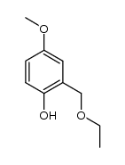 2-(ethoxymethyl)-4-methoxyphenol Structure