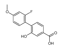 4-(2-fluoro-4-methoxyphenyl)-3-hydroxybenzoic acid结构式