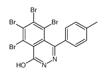 5,6,7,8-tetrabromo-4-(4-methylphenyl)-2H-phthalazin-1-one结构式