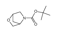2-oxa-5-aza-bicyclo[2.2.1]heptane-5-carboxylic acid tert-butyl ester Structure